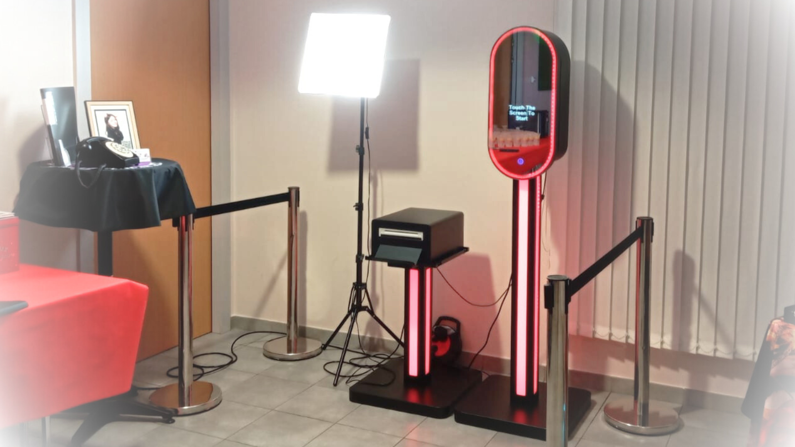 Notre Photobooth en lumière !