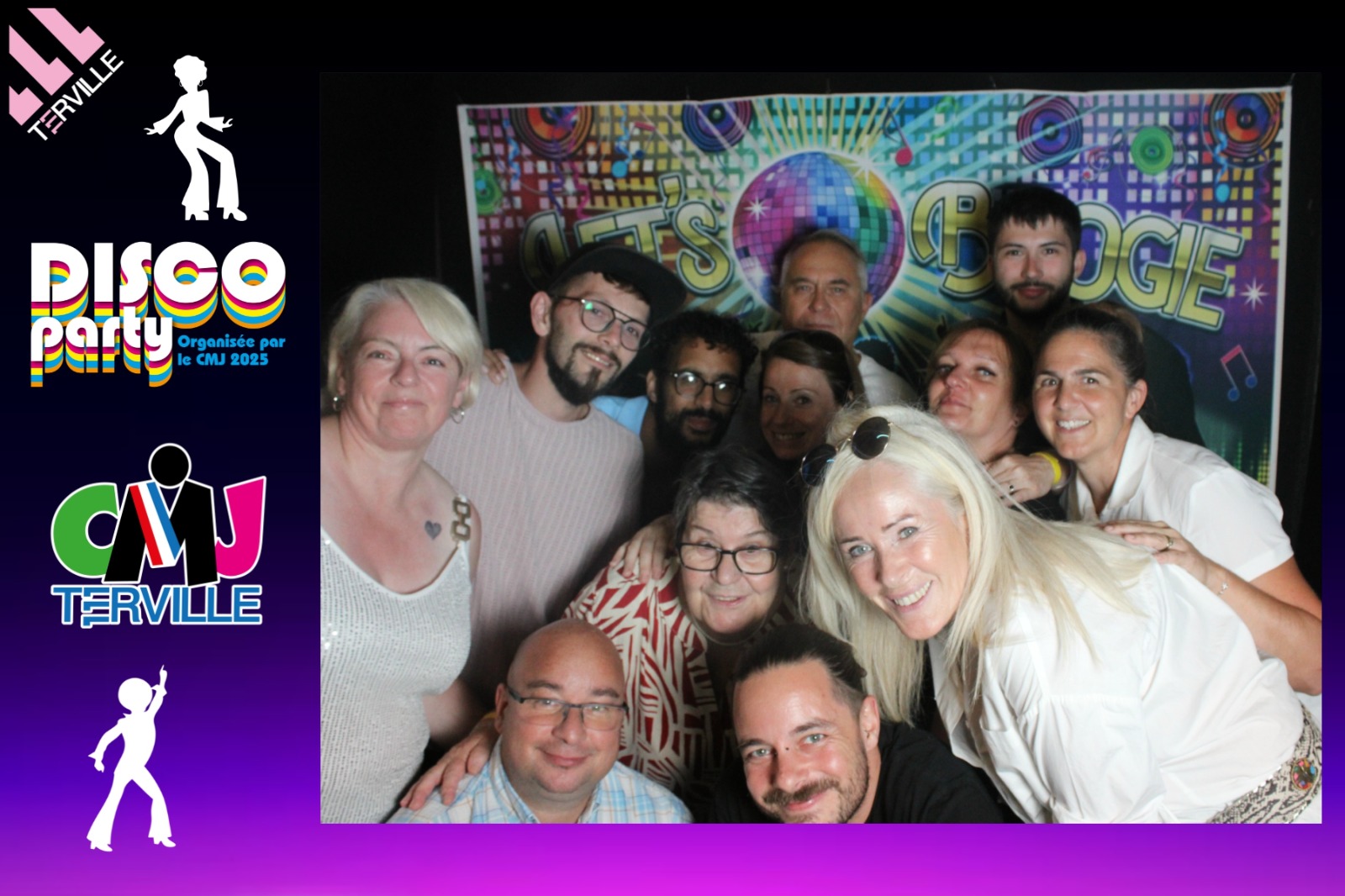 Photobooth pour soirée disco près de Rombas : posez, souriez, repartez avec votre photo.