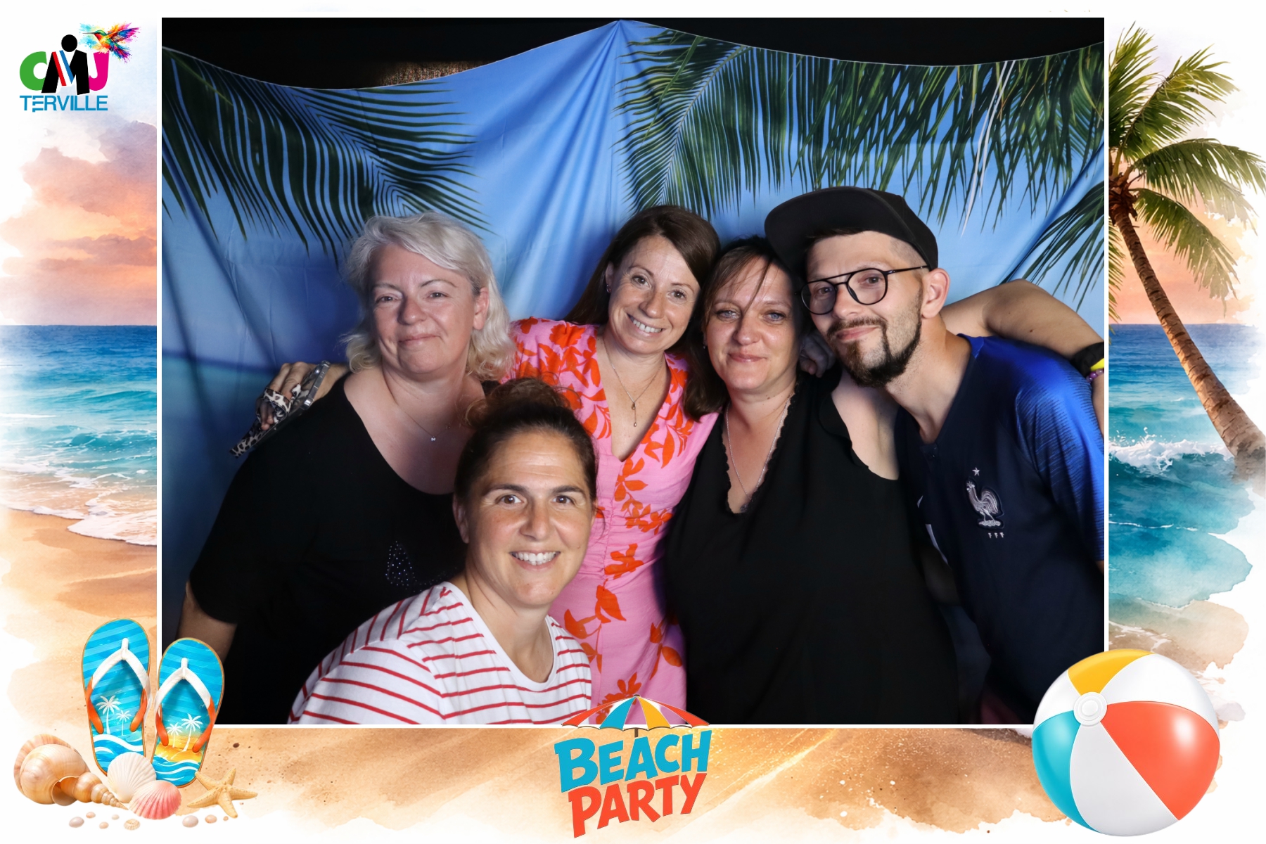 Photobooth à Terville pour la Beach Party 2026 du Conseil municipal des jeunes