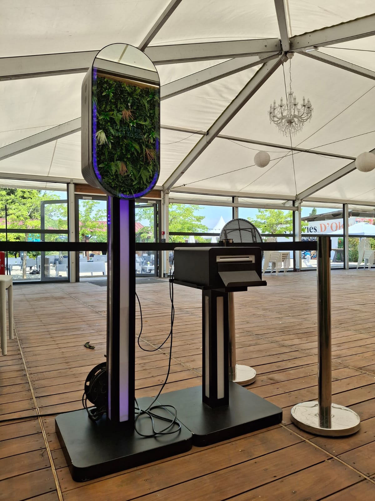 Photobooth installé lors d’un événement